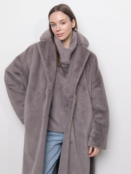 Шуба oversize из искуственного меха 